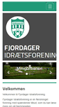 Mobile Screenshot of fjordager-if.dk